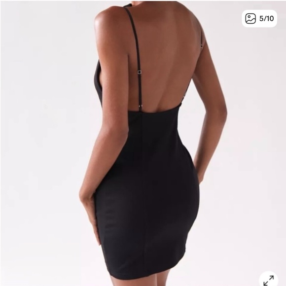 Urban Outfitters Black Backless Dress - Picture 4 of 6